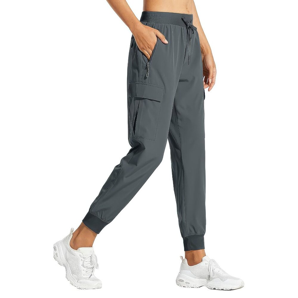 Libin Cargo Joggers in Steel Grey